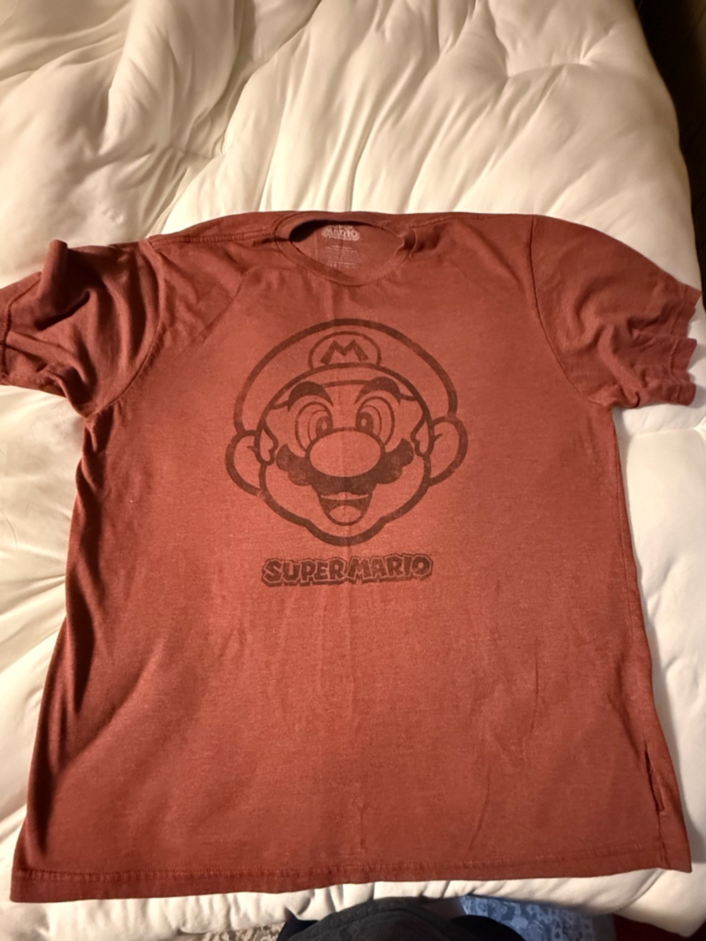 Super Mario Graphic Short Sleeve Tee - Rust